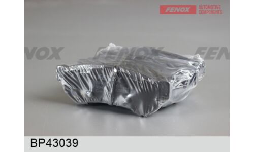 Колодки тормозные дисковые Fenox, задние, комплект на ось (4 шт), арт. BP43039