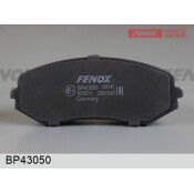 Колодки тормозные дисковые Fenox передние, комплект на ось (4 шт), арт. BP43050
