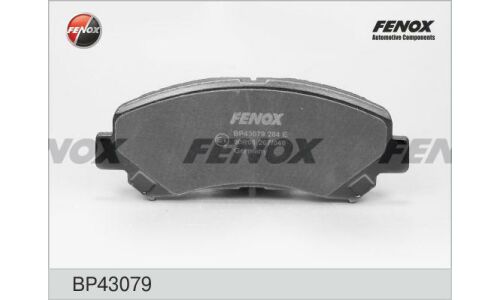 Колодки тормозные дисковые Fenox передние, комплект на ось (4 шт), арт. BP43079
