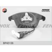 Колодки тормозные дисковые Fenox, передние, комплект на ось (4 шт), арт. BP43136