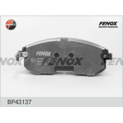 Колодки тормозные дисковые Fenox передние, комплект на ось (4 шт), арт. BP43137