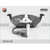 Колодки тормозные дисковые Fenox, передние, комплект на ось (4 шт), арт. BP43143