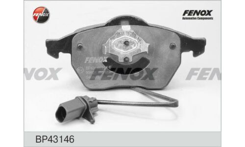 Колодки тормозные дисковые Fenox передние, комплект на ось (4 шт), арт. BP43146