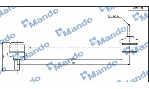 Стойка стабилизатора (линк) Mando, арт. SLD0003