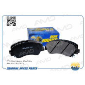 Колодки тормозные дисковые AMD, передние, комплект на ось (4 шт), арт. AMD.BF358