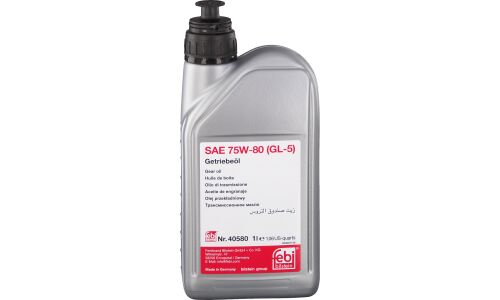Масло трансмиссионное Febi 75w80, API GL-5, для МКПП, 1л, арт. 40580