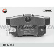 Колодки тормозные дисковые Fenox задние, комплект на ось (4 шт), арт. bp43082