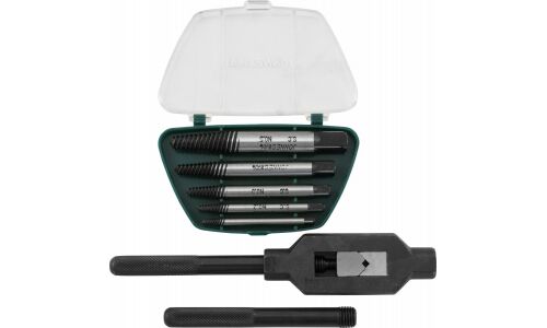 Набор экстракторов спиральных конических с держателем 7 предметов JONNESWAY, арт. AG010110