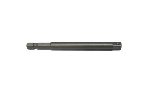 Переходник для механизированного инструмента Jonnesway, c HEX1/4"M на квадрат 1/4"M, длина 100мм, арт. D1100ADP14