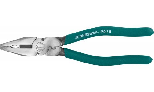 Пассатижи многофункциональные, с ПВХ рукоятками, 220 мм JONNESWAY, арт. P079