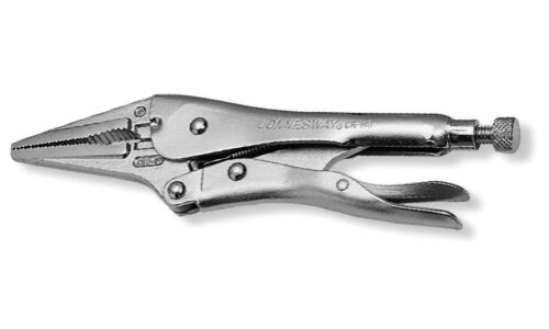 Зажим ручной с фиксацией и удлиненными губками, 225 мм, 0-70 мм JONNESWAY, арт. P36M09A