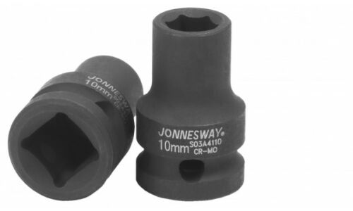 Головка торцевая ударная Jonnesway, короткая, 6-гранная, под квадрат 1/2", 10мм, арт. S03A4110