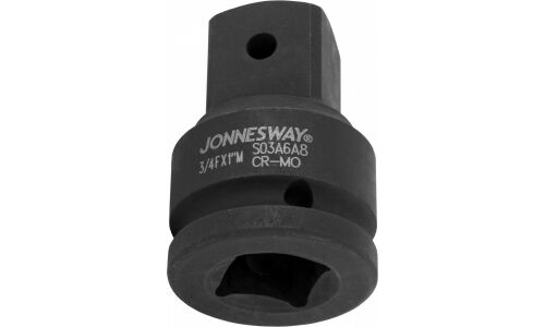 Переходник торцевых головок Jonnesway, с квадрата 3/4"F на 1"M, арт. S03A6A8