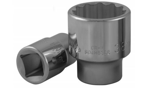 Головка торцевая Jonnesway, длинная, 12-гранная, под квадрат 3/4", 19мм, арт. S04H6319