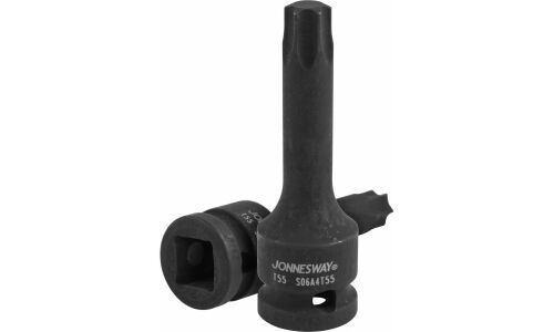 Головка торцевая ударная Jonnesway, длинная, под квадрат 1/2", наконечник T45, арт. S06A4T45
