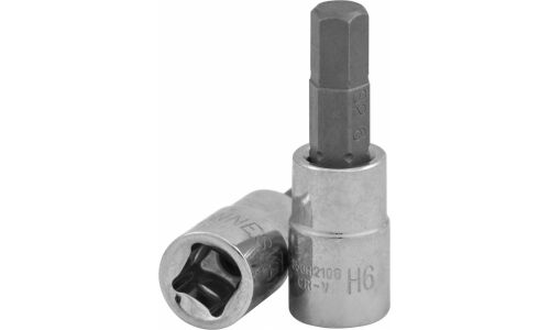 Насадка торцевая Jonnesway, длинная, под квадрат 1/2", со вставкой HEX10, арт. S09H410