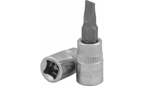 Насадка торцевая Jonnesway, короткая, под квадрат 1/4", со вставкой SL5.5, арт. S10H255