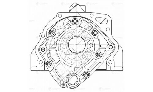 Насос масляный для а/м ВАЗ 2108 Luzar, арт. LOP 0108