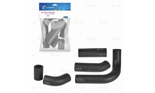 Кмпл патрубков охл. (5шт.) для а/м ГАЗ 3302 ГАЗель (402) Luzar, арт. LPK 0302