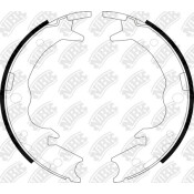 Колодки тормозные барабанные NiBK, комплект на ось (4 шт), арт. FN0570