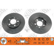 Диск тормозной NiBK, арт. RN1082