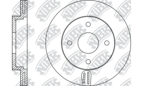 Диск тормозной NiBK, арт. RN1146
