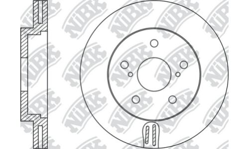 Диск тормозной NiBK, арт. RN1351