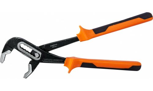 Клещи переставные с коробчатым захватом и двухкомпонентными рукоятками, 250 мм, 0-45 мм Ombra, арт. 460010
