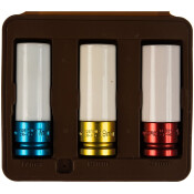 Набор головок торцевых Ombra, длинные, 6-гранные, под квадрат 1/2