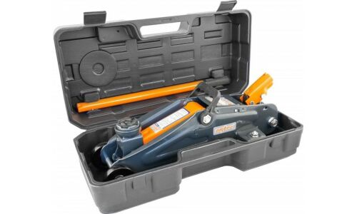 Домкрат гидравлический подкатной Ombra, 2000кг, подъём 135–330мм, кейс, арт. OHT202C