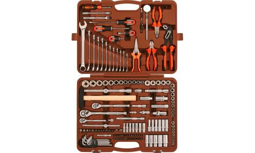 Набор инструментов Ombra, под размеры 1/2, 1/4", 3/8", комплект 150 предметов, арт. OMT150S