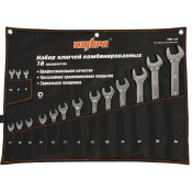 Набор комбинированных ключей Ombra, от 8мм до 32мм, в сумке, комплект 16 предметов, арт. OMT16S