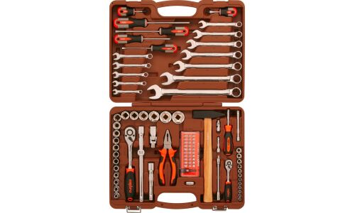 Набор инструментов Ombra, под размеры 1/2, 1/4", комплект 93 предметов, арт. OMT93S