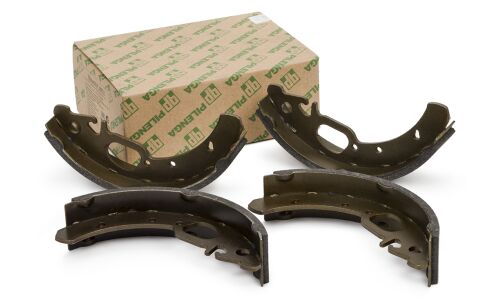 Колодки тормозные барабанные Pilenga, комплект на ось (4 шт), арт. BS-P 1005 N
