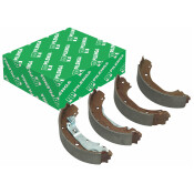 Колодки тормозные барабанные Pilenga стояночного тормоза, комплект на ось (4 шт), арт. BS-P 2652