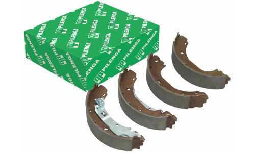 Колодки тормозные барабанные Pilenga стояночного тормоза, комплект на ось (4 шт), арт. BS-P 2652