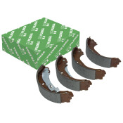 Колодки тормозные барабанные Pilenga стояночного тормоза, комплект на ось (4 шт), арт. BS-P 2652 N