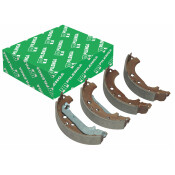 Колодки тормозные барабанные Pilenga стояночного тормоза, комплект на ось (4 шт), арт. BS-P 8690