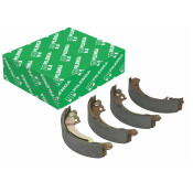 Колодки тормозные барабанные Pilenga стояночного тормоза, комплект на ось (4 шт), арт. BS-T 1002 L N