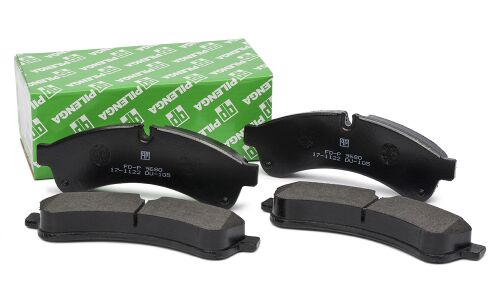 Колодки тормозные дисковые Pilenga, задние, комплект на ось (4 шт), арт. FD-P 9680