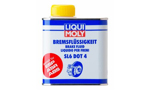 Жидкость тормозная Liqui Moly Bremsflussigkeit SL6, DOT 4 Class 6, ABS, 500мл, арт. 3086