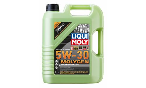 Масло моторное Liqui Moly Molygen New Generation 5w30 синтетическое, API SP/GF-6A, для бензинового двигателя, 5л, арт. 9043/9952