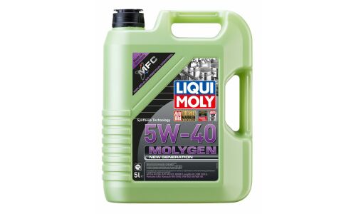 Масло моторное Liqui Moly Molygen New Generation 5w40 синтетическое, API SN, ACEA A3/B4, универсальное, 5л, арт. 8536/9055