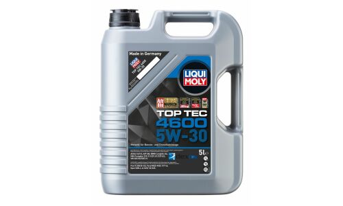 Масло моторное Liqui Moly Top Tec 4600 5w30, синтетическое, API SP, ACEA C2/C3, универсальное, 5л, арт. 3756/8033/2316