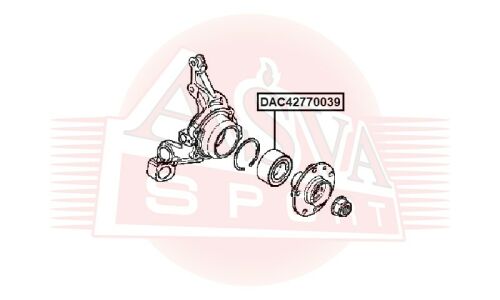 Подшипник ступицы колеса Asva, арт. DAC42770039
