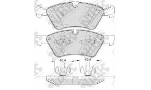 Колодки тормозные NiBK дисковые, арт. PN0500W