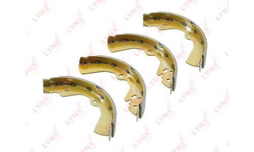 Колодки тормозные барабанные LYNXauto, комплект на ось (4 шт), арт. BS-5713