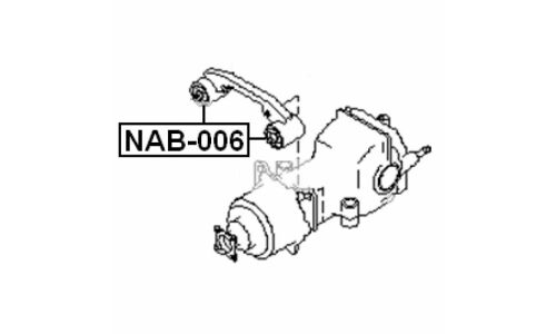 Сайлентблок Febest, арт. NAB-006