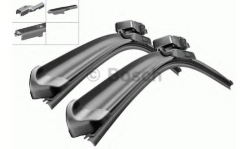 Щётки стеклоочистителя Bosch Aerotwin 750мм (30") + 700мм (28") бескаркасные, всесезонные, со спойлером, крепление Push Button, Pinch Tab, Top Lock, комплект 2 шт, арт. 3 397 014 009