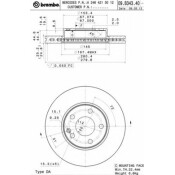 Диск тормозной Brembo, арт. 09B34341
